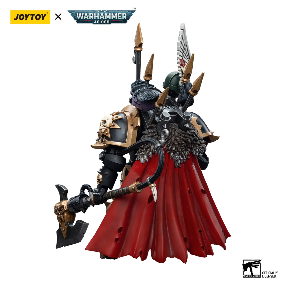 kf S324ad511cf5c412391472621eb2d1fd2v JOYTOY Warhammer 40k 1 18 Action Figures Anime Chaos Space Marines Black Legion Chaos Lord in - Joytoy Warhammer 40K