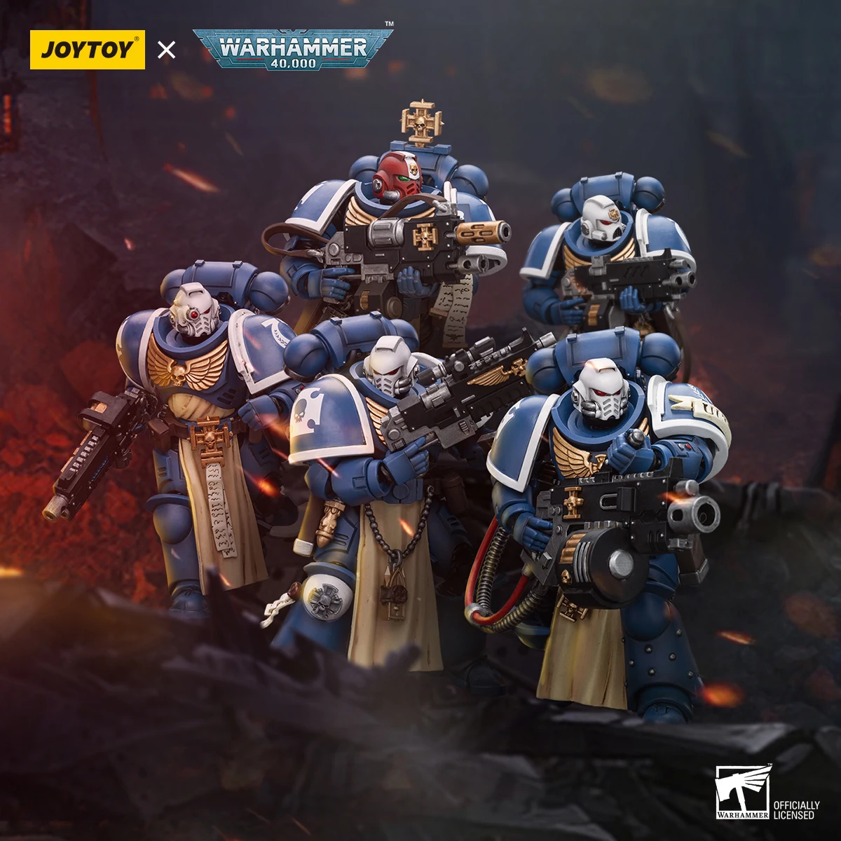 kf S9d494a4e5c3348148b6fc099a210af6bs JOYTOY Warhammer 40k 1 18 Action Figures Anime 12 1cm Ultramarines Sternguard Veteran Collection Model Toys - Joytoy Warhammer 40K