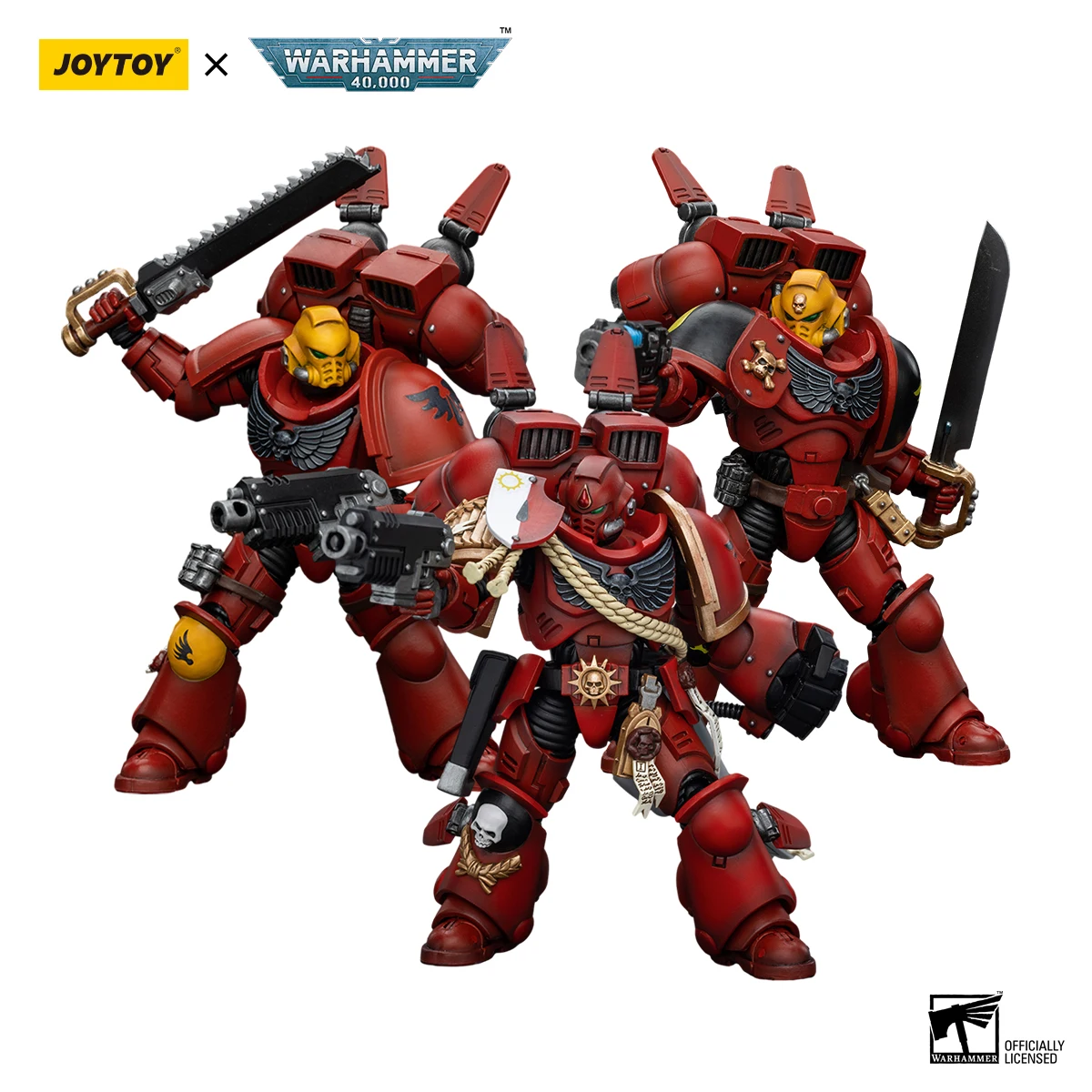 kf S9d5e2da4ec9c41c0a7092e6939d03a50b JOYTOY Warhammer 40k 1 18 Action Figures Anime 12 2cm Blood Angels Jump Pack Squad - Joytoy Warhammer 40K